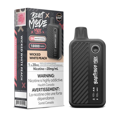 WICKED WHITE PEACH - FLAVOUR BEAST BEAST MODE MAX (20mL) (ONTARIO)