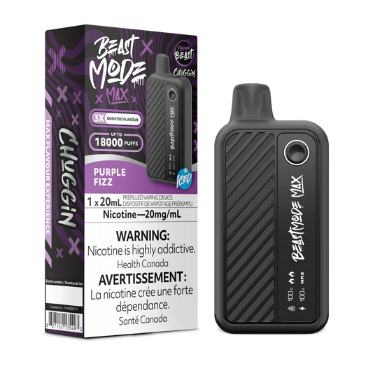 CHUGGIN' PURPLE FIZZ - FLAVOUR BEAST BEAST MODE MAX (20mL) (ONTARIO)