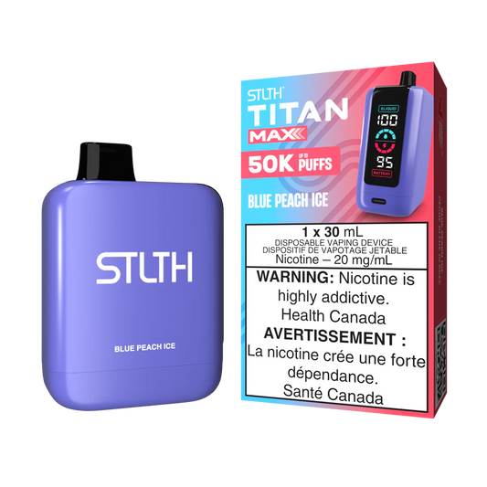 BLUE PEACH ICE - STLTH TITAN MAX DISPOSABLE (30mL)