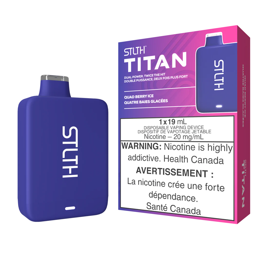 Stlth Titan quad berry ice