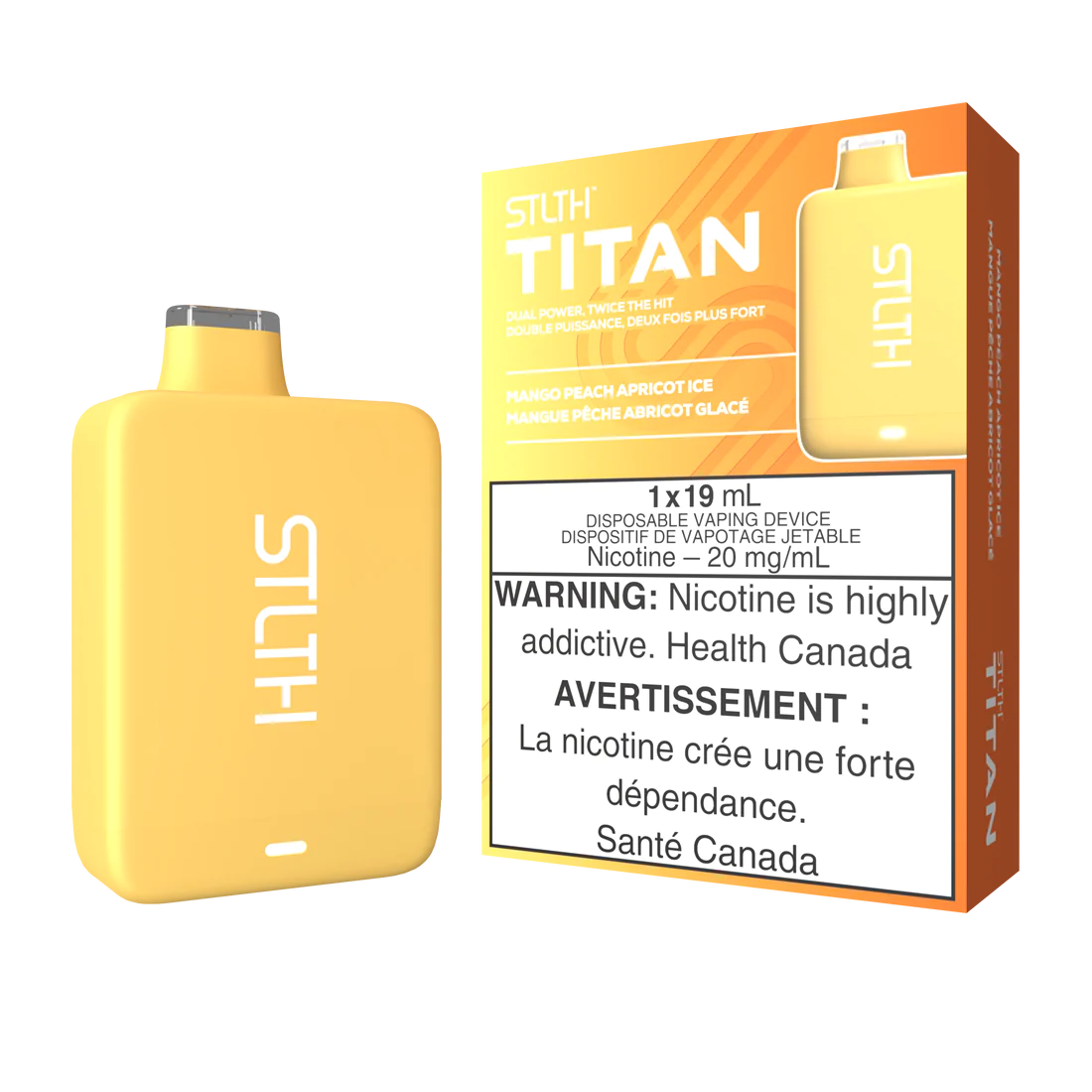 Stlth Titan Mango Peach Apricot Ice