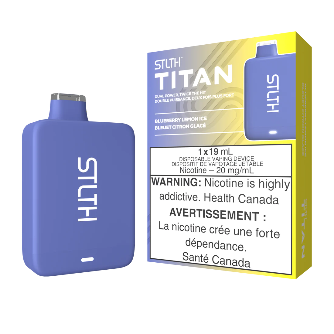 Stlth Blueberry Lemon Ice
