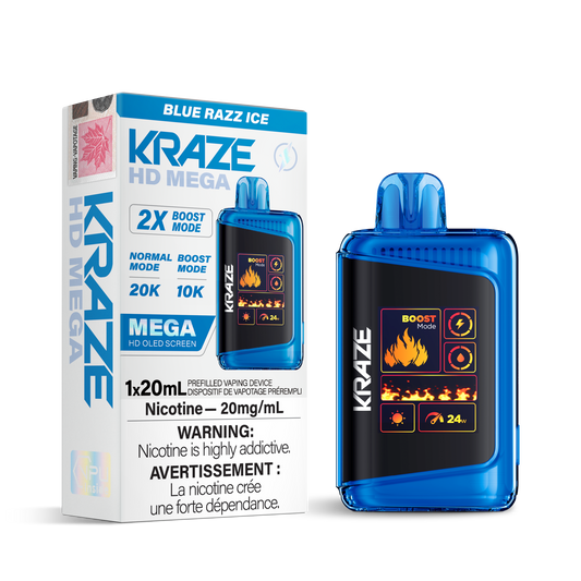 Kraze HD Mega - Blue Razz