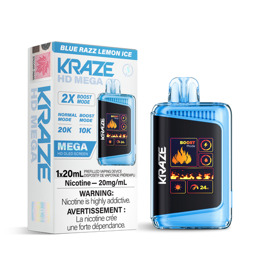 Kraze HD Mega - Blue Razz