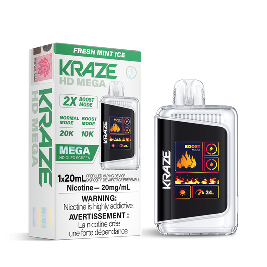 Kraze HD Mega - Fresh Mint Ice