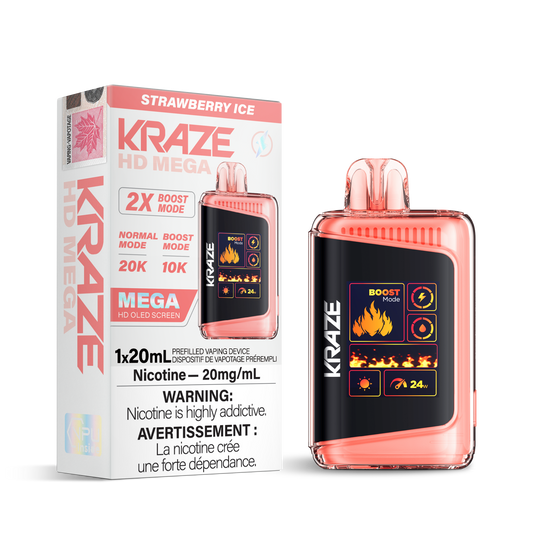 Kraze HD Mega - Strawberry Ice