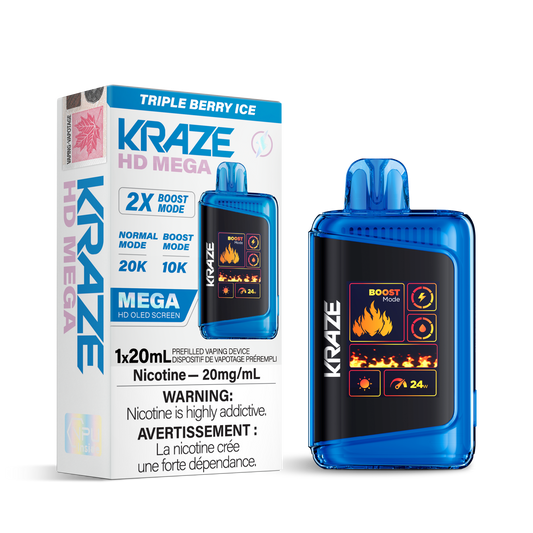 Kraze HD Mega - Triple Berry Ice