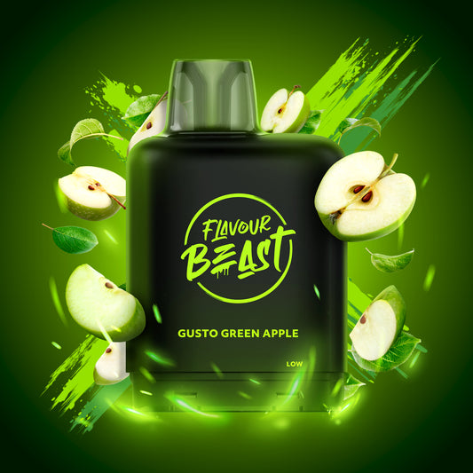 Level X Flavour Beast Boost Pod 20mL - Gusto Green Apple