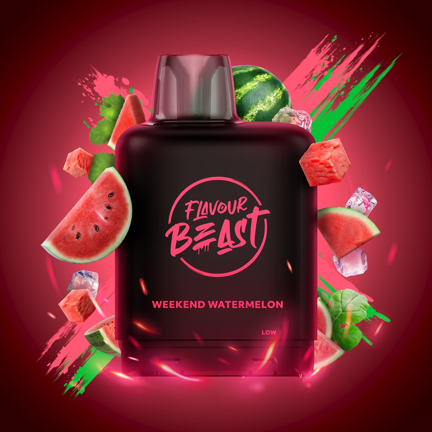 Level X Flavour Beast Boost Pod 20mL - Weekend Watermelon Iced