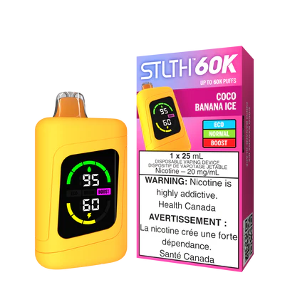 COCO BANANA ICE - STLTH 60K DISPOSABLE