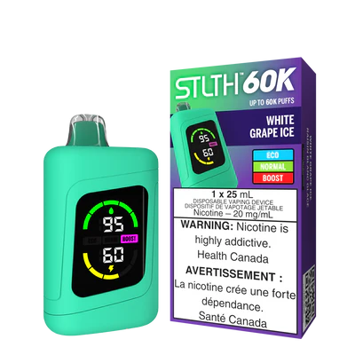 WHITE GRAPE ICE - STLTH 60K DISPOSABLE