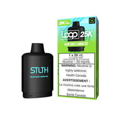 BLUE RAZZ LEMON ICE - STLTH LOOP 25K (20mL) (ONTARIO)