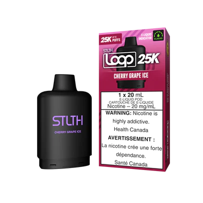 CHERRY GRAPE ICE - STLTH LOOP 25K (20mL) (ONTARIO