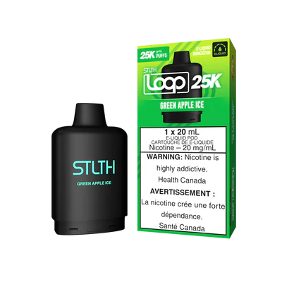 GREEN APPLE ICE - STLTH LOOP 25K (20mL) (ONTARIO)