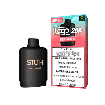JUICY PEACH ICE- STLTH LOOP 25K (20mL) (ONTARIO)