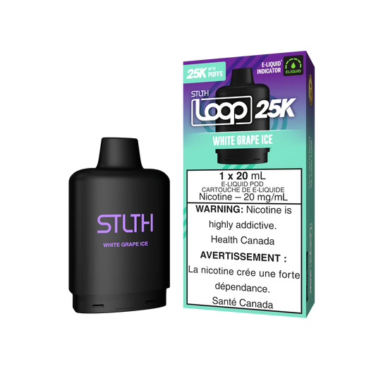 WHITE GRAPE ICE - STLTH LOOP 25K (20mL) (ONTARIO)