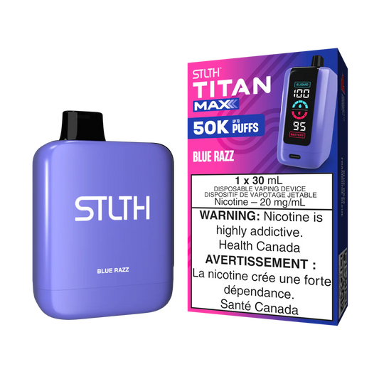 BLUE RAZZ - STLTH TITAN MAX DISPOSABLE (30mL)