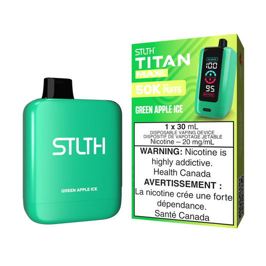 GREEN APPLE ICE - STLTH TITAN MAX DISPOSABLE(30mL)