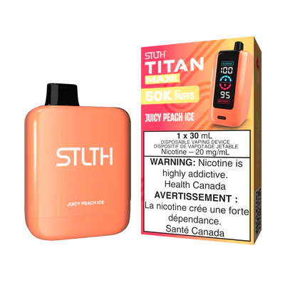 JUICY PEACH ICE - STLTH TITAN MAX DISPOSABLE (30mL)