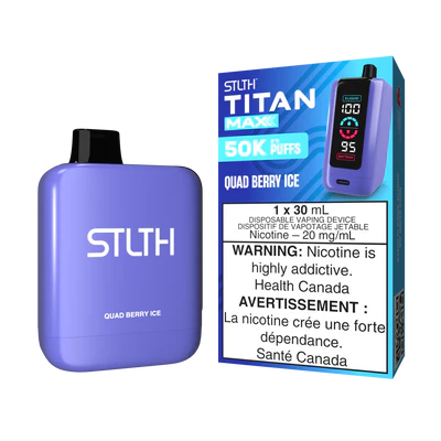 QUAD BERRY ICE - STLTH TITAN MAX DISPOSABLE (30mL)