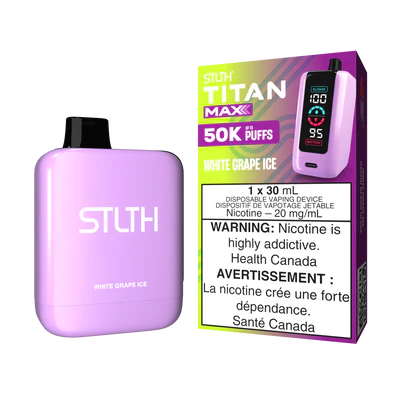 WHITE GRAPE ICE - STLTH TITAN MAX DISPOSABLE (30mL)