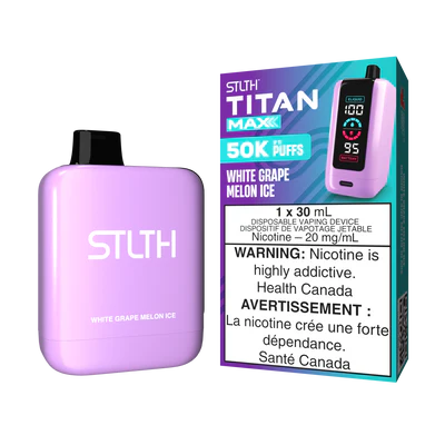 WHITE GRAPE MELON ICE - STLTH TITAN MAX DISPOSABLE (30mL)