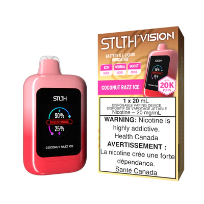 COCONUT RAZZ ICE - STLTH VISION (ONTARIO)
