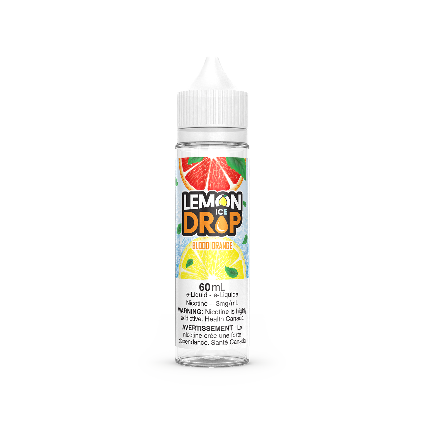 Blood Orange - Lemon Drop ICE - 60ml - FREE BASE - E-Liquid
